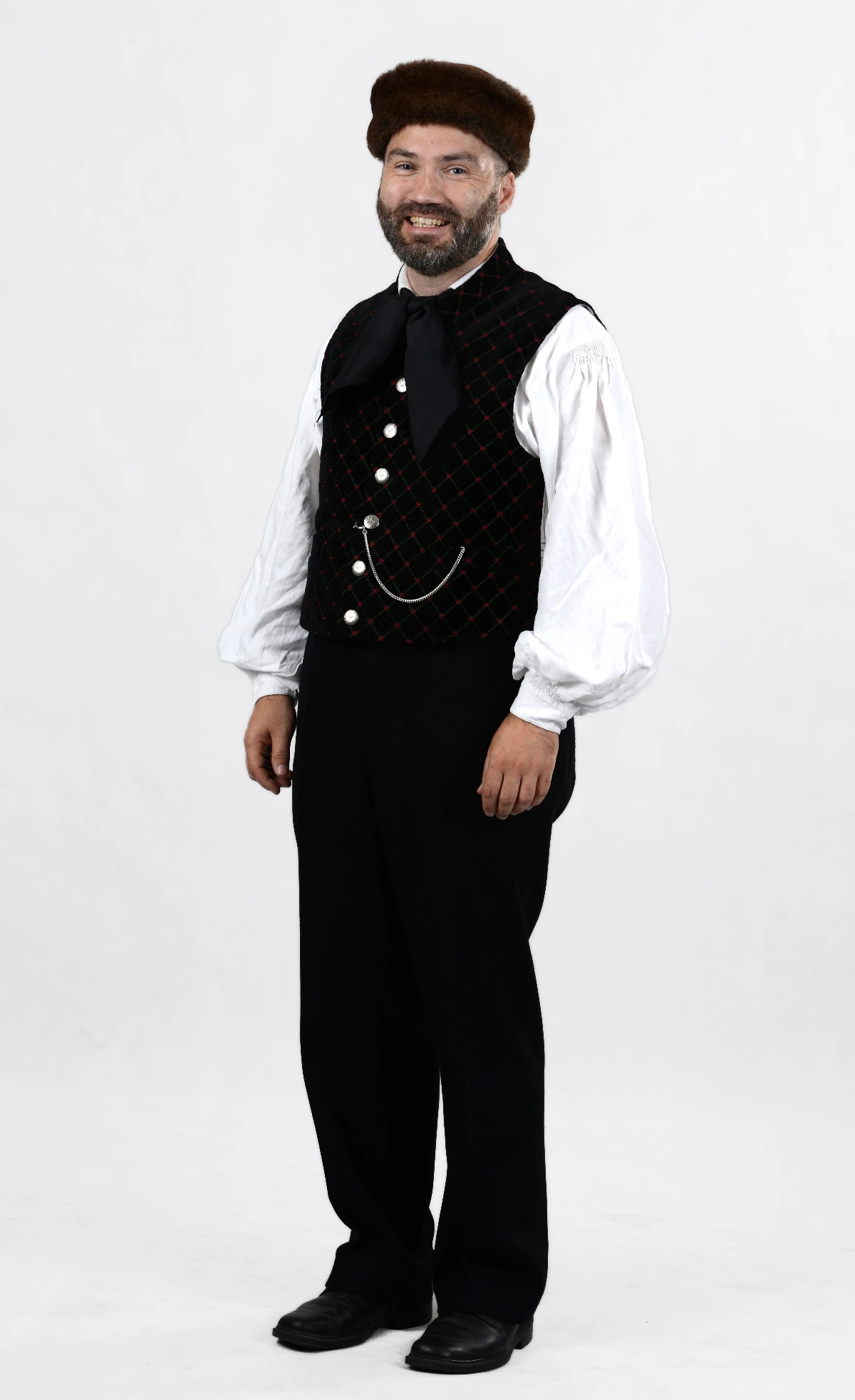 Bergwinkeltracht Mann in halb guter Tracht 1