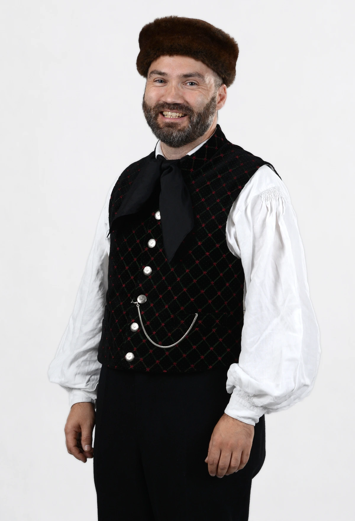 Bergwinkeltracht Mann in halb guter Tracht 2