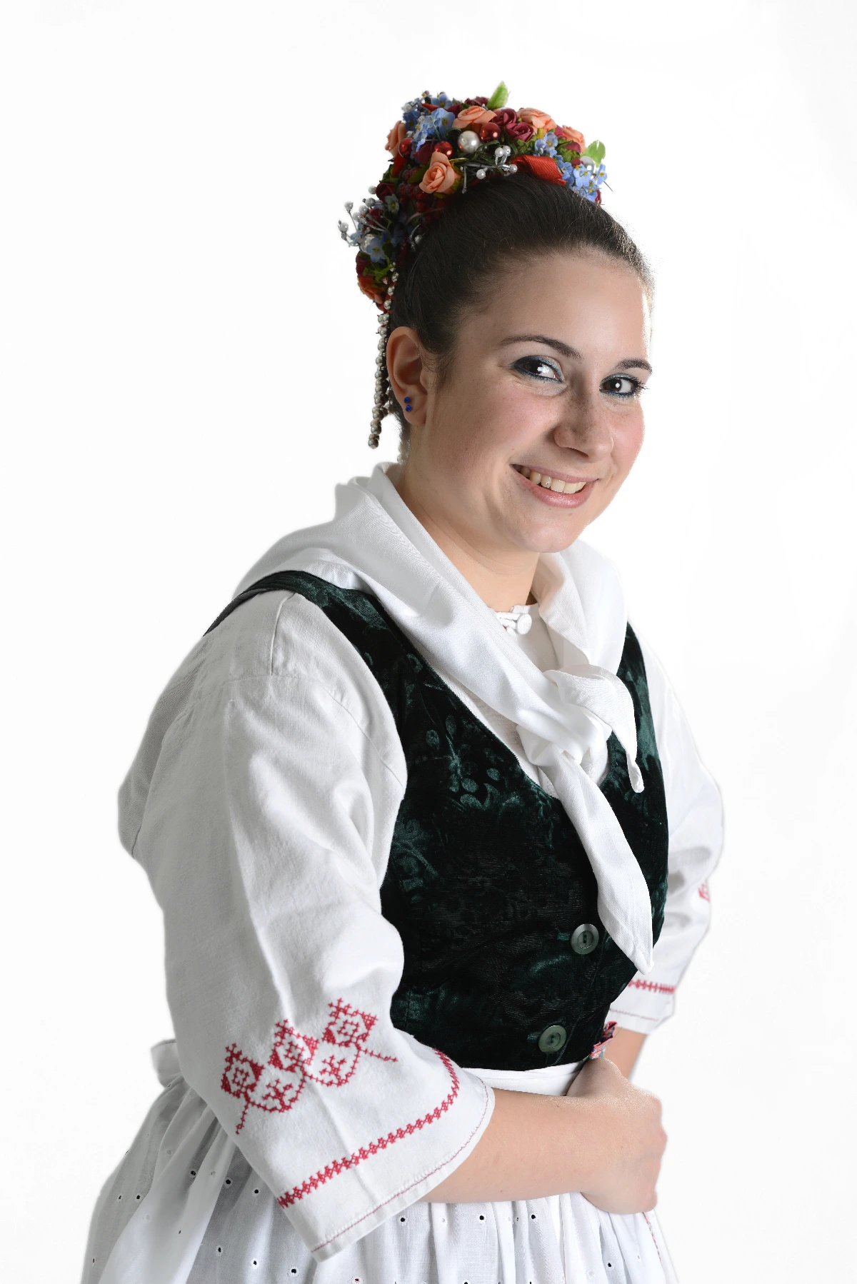 Hersfelder Tracht Frau Hemd 1