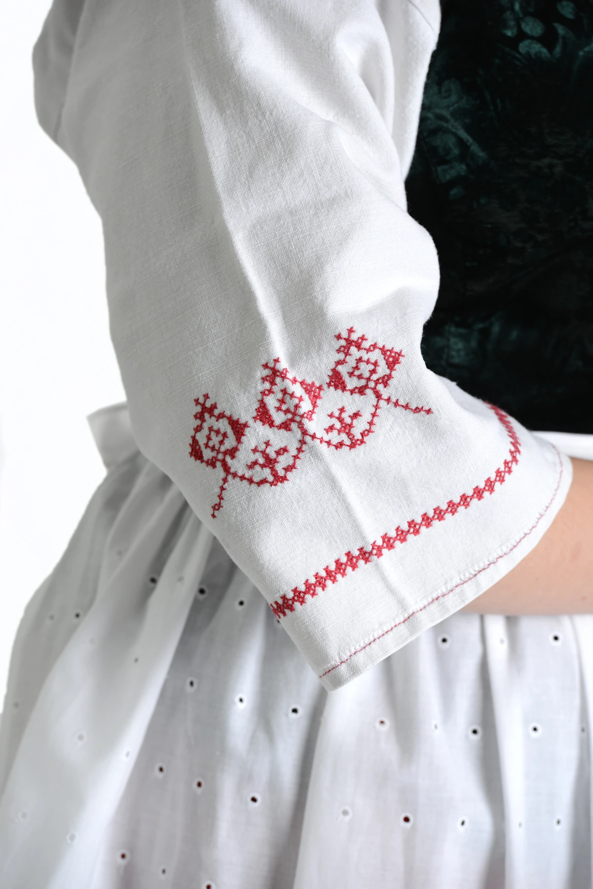 Hersfelder Tracht Frau Hemd 2