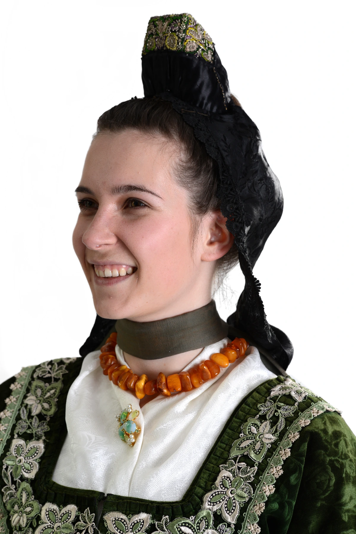 Marburger evangelische Tracht Frau Kopfbedeckung Betzel