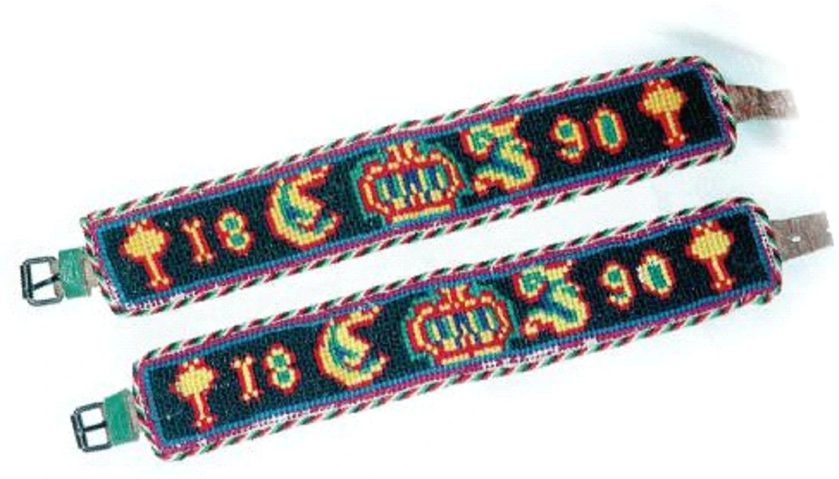 Marburger evangelische Tracht Frau Strumpfbänder