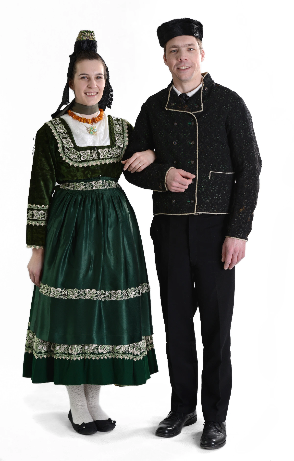 Marburger evangelische Tracht Paar 1