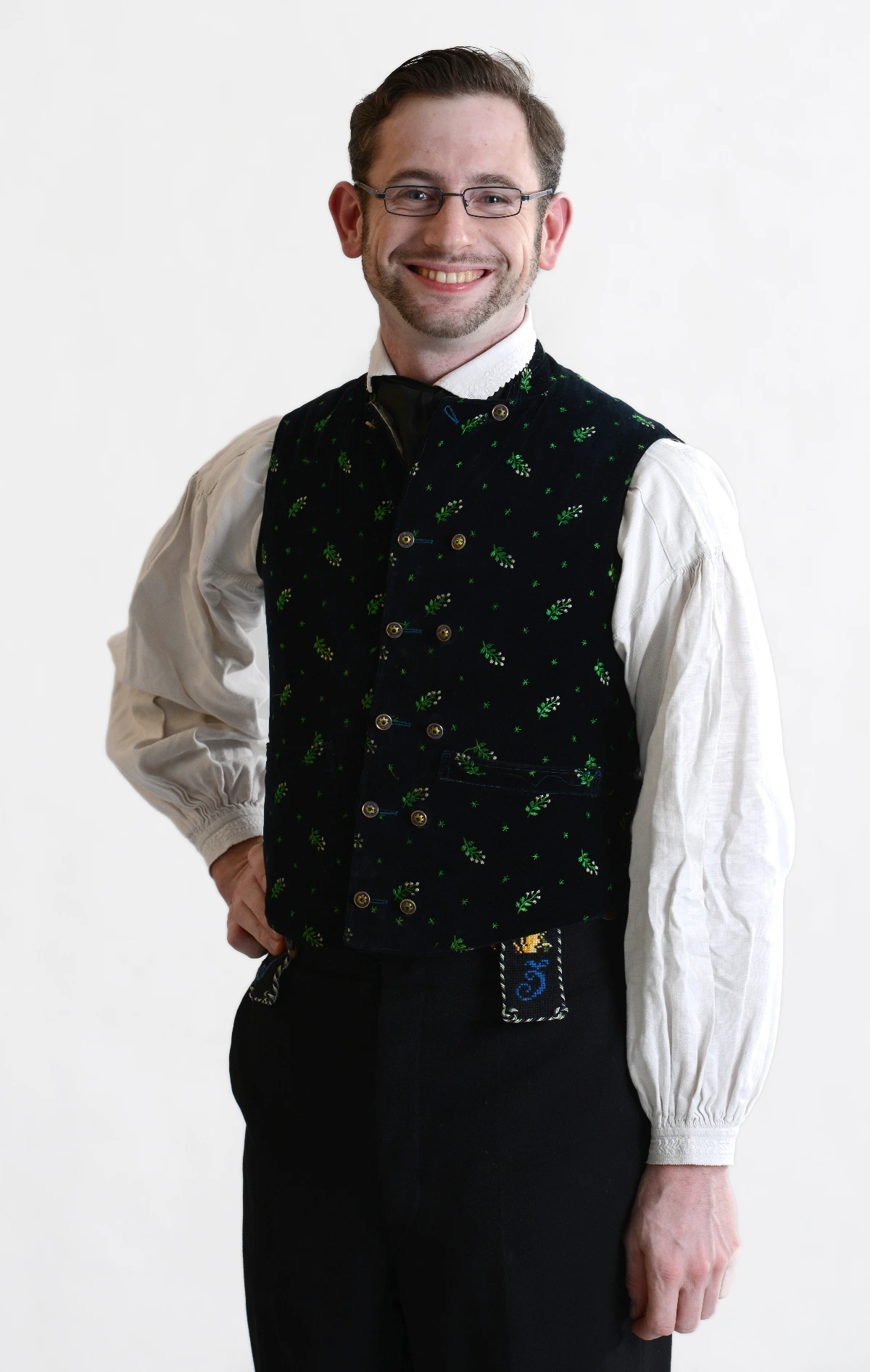 Marburger katholische Tracht Mann Weste 1