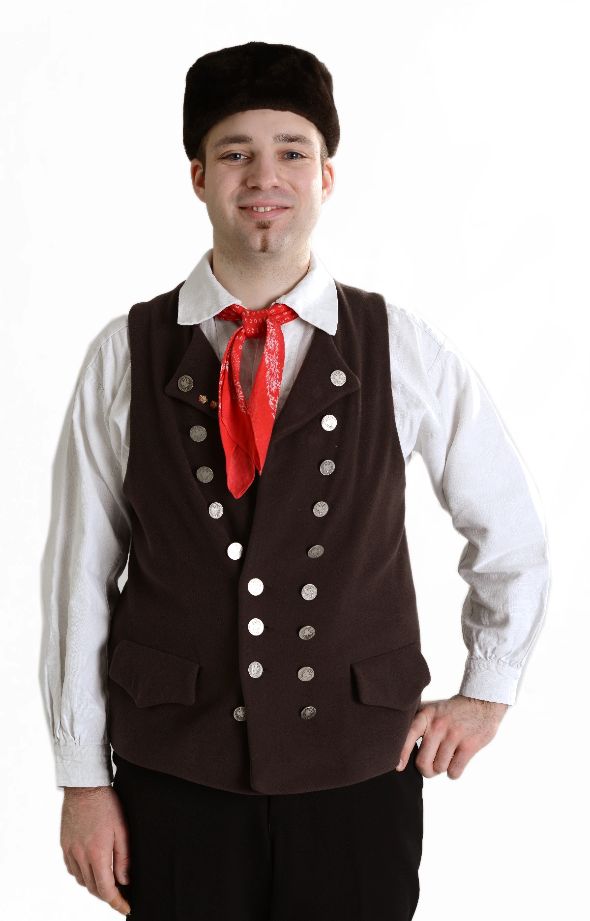 Niederhessische Spitzbetzeltracht Mann Weste