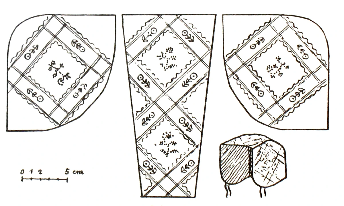 Odenwälder Tracht Frau Kopfbedeckung dreiteilige Haube