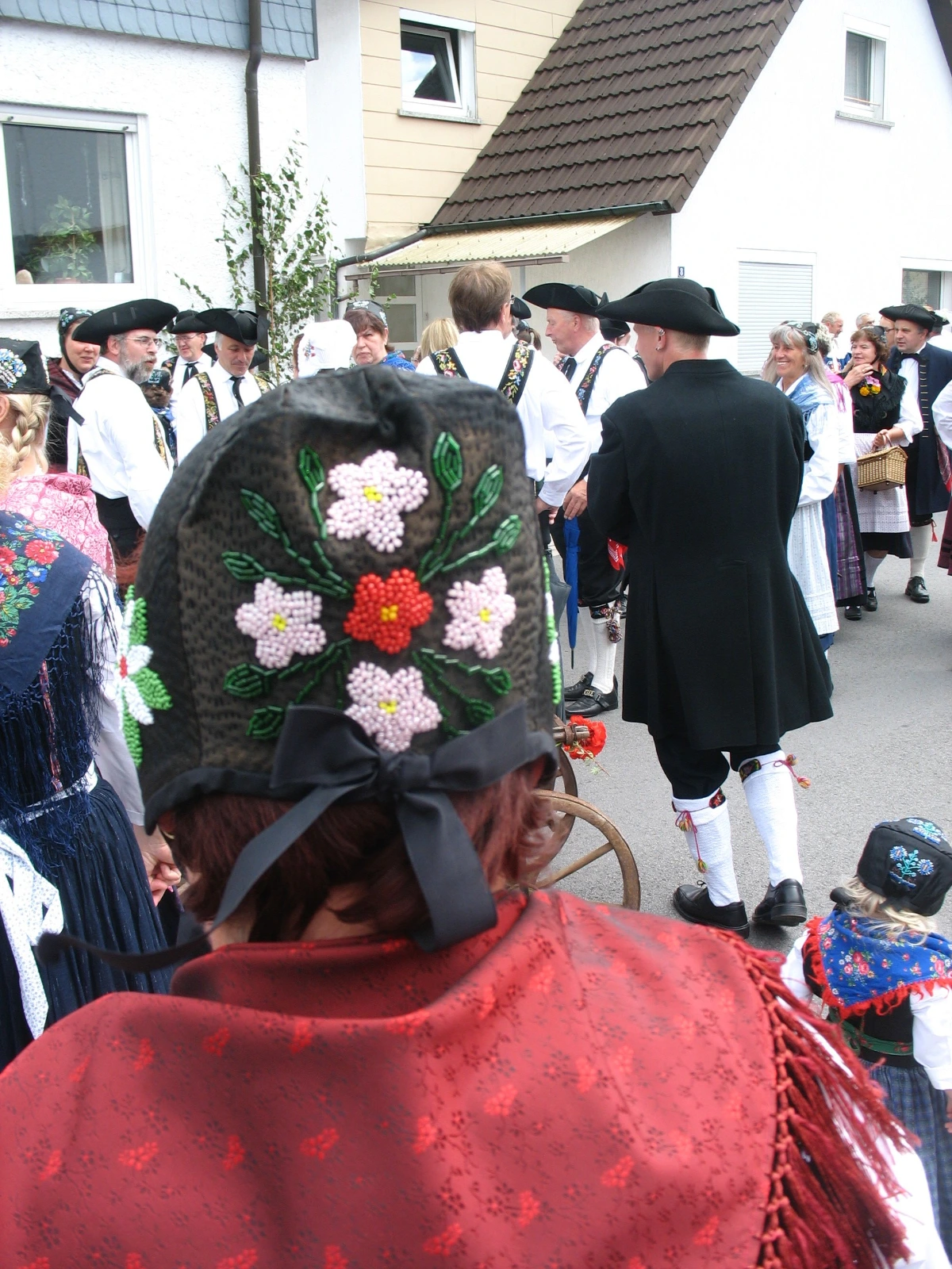 Odenwälder Tracht Frau Kopfbedeckung Erbacher Haube 4
