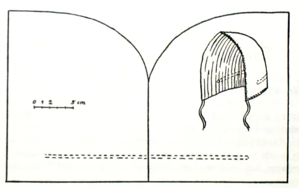 Odenwälder Tracht Frau Kopfbedeckung Schwartenmagen