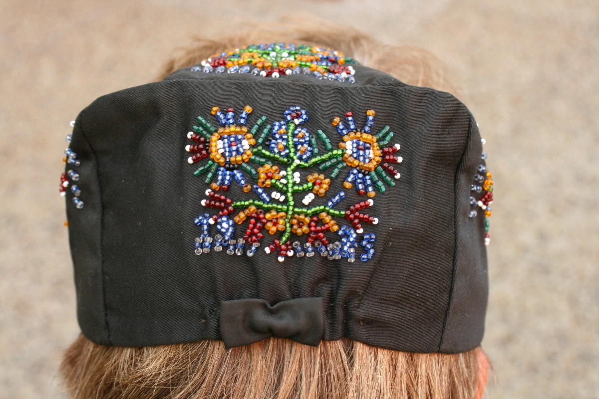 Odenwälder Tracht Frau Kopfbedeckung Talcenthaube 2