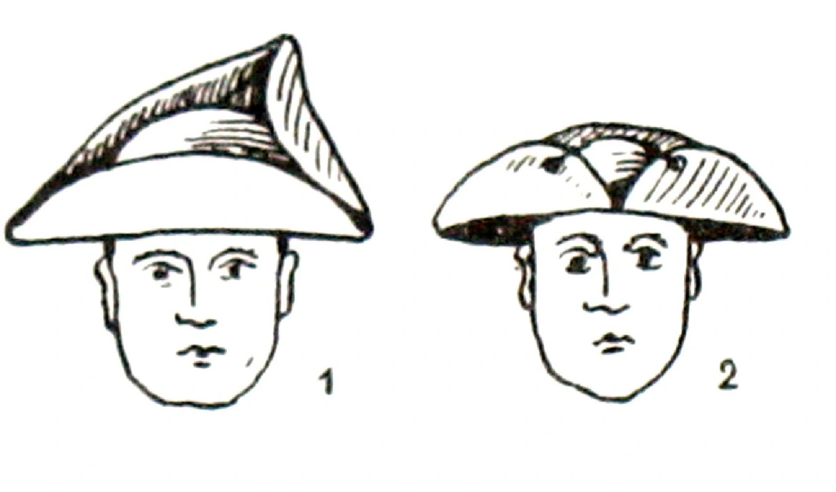 Odenwälder Tracht Mann Kopfbedeckung Dreispitz