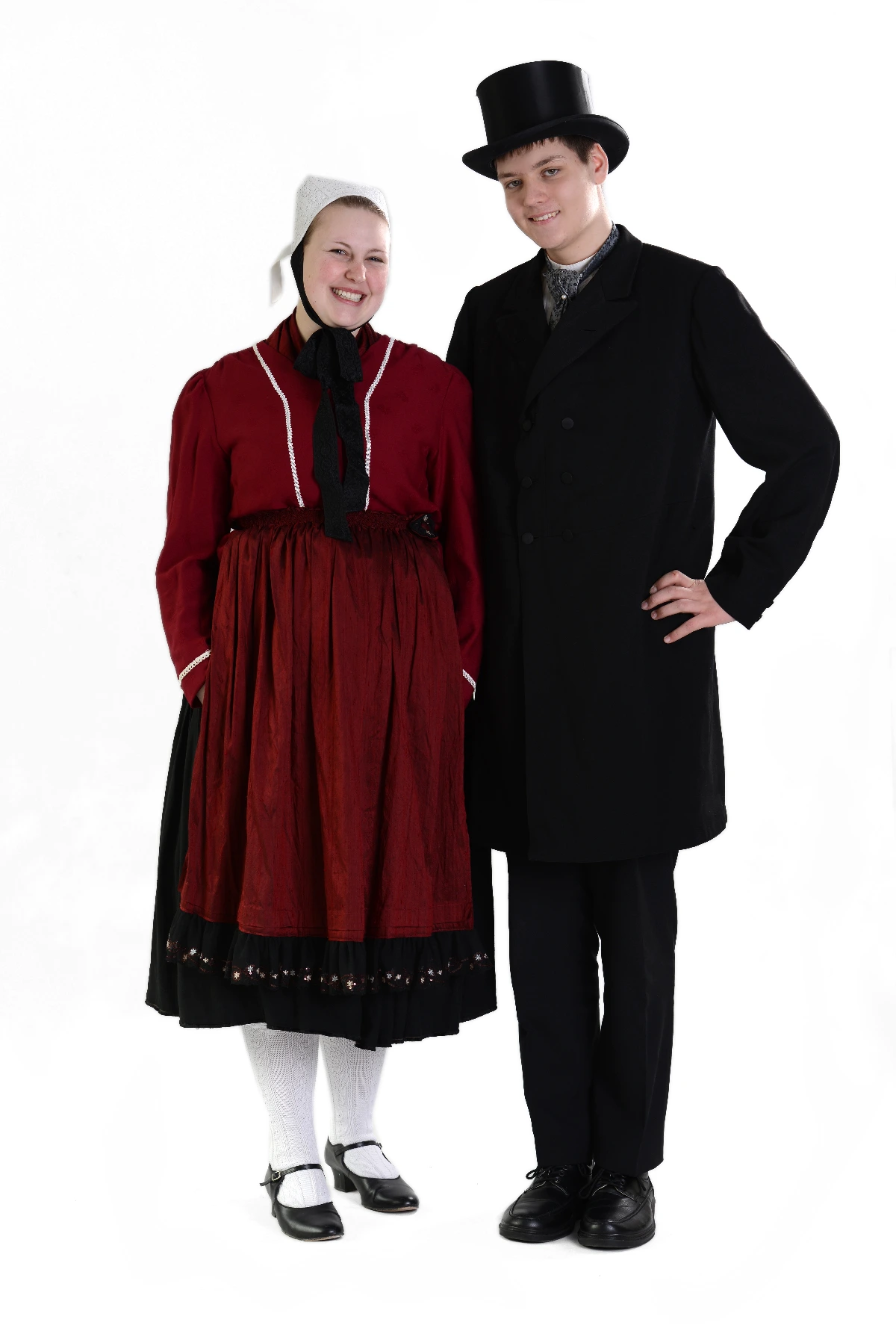 Paar in der Tracht des Busecker Tals 1