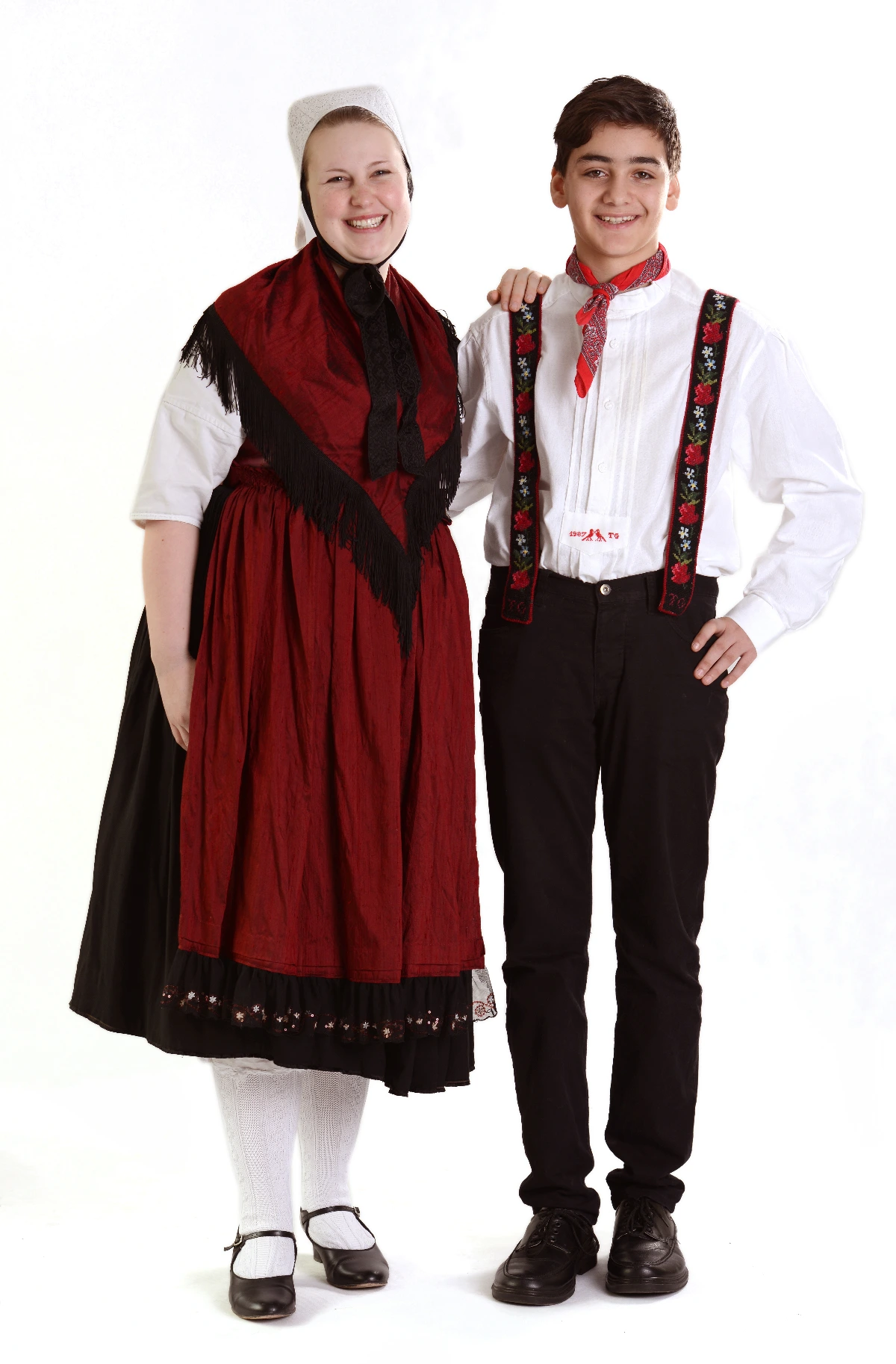 Paar in der Tracht des Busecker Tals 2