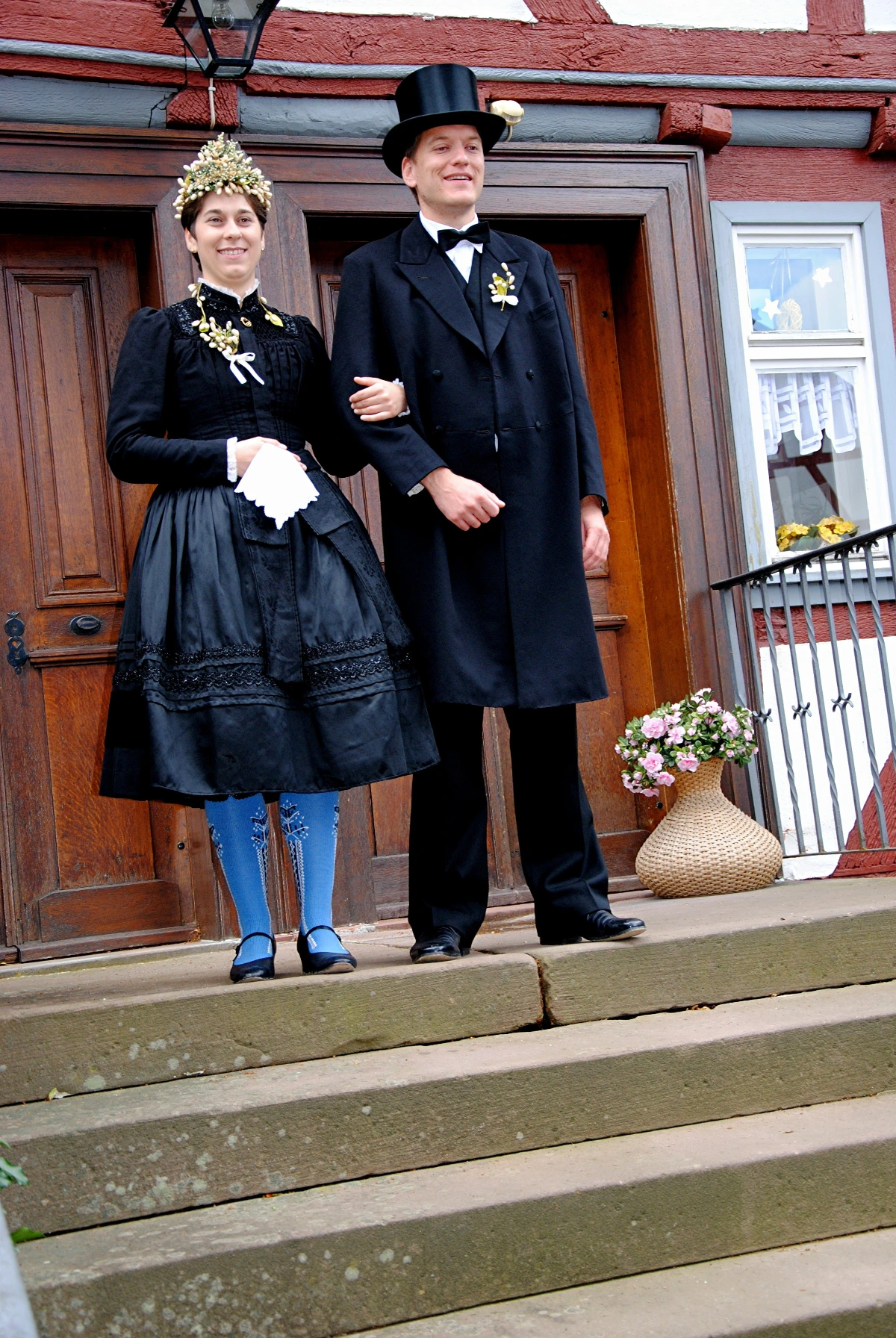 Schlitzerländer Tracht Hochzeitstracht Sperrrocktracht
