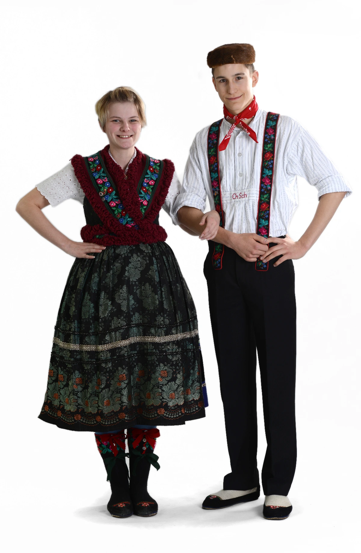 Schlitzerländer Tracht Paar 1