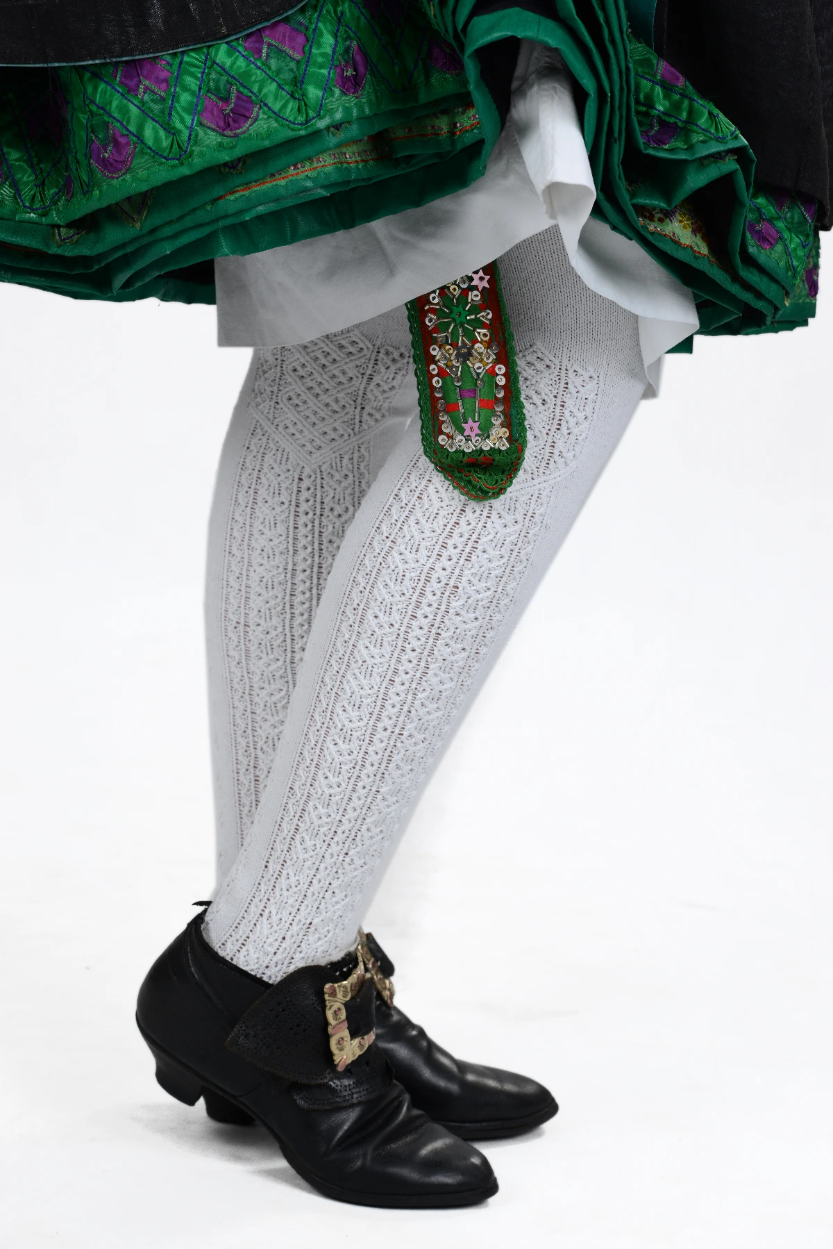 Schwälmer Tracht Frau Strümpfe