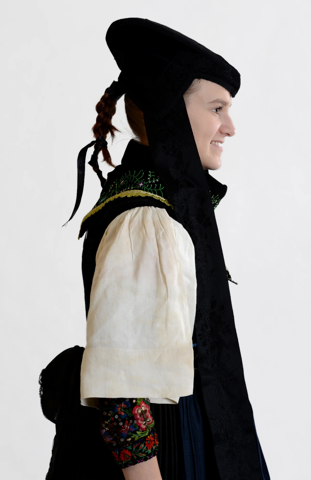 Tracht des Amtes Blankenstein Frau Kopfbedeckung 2