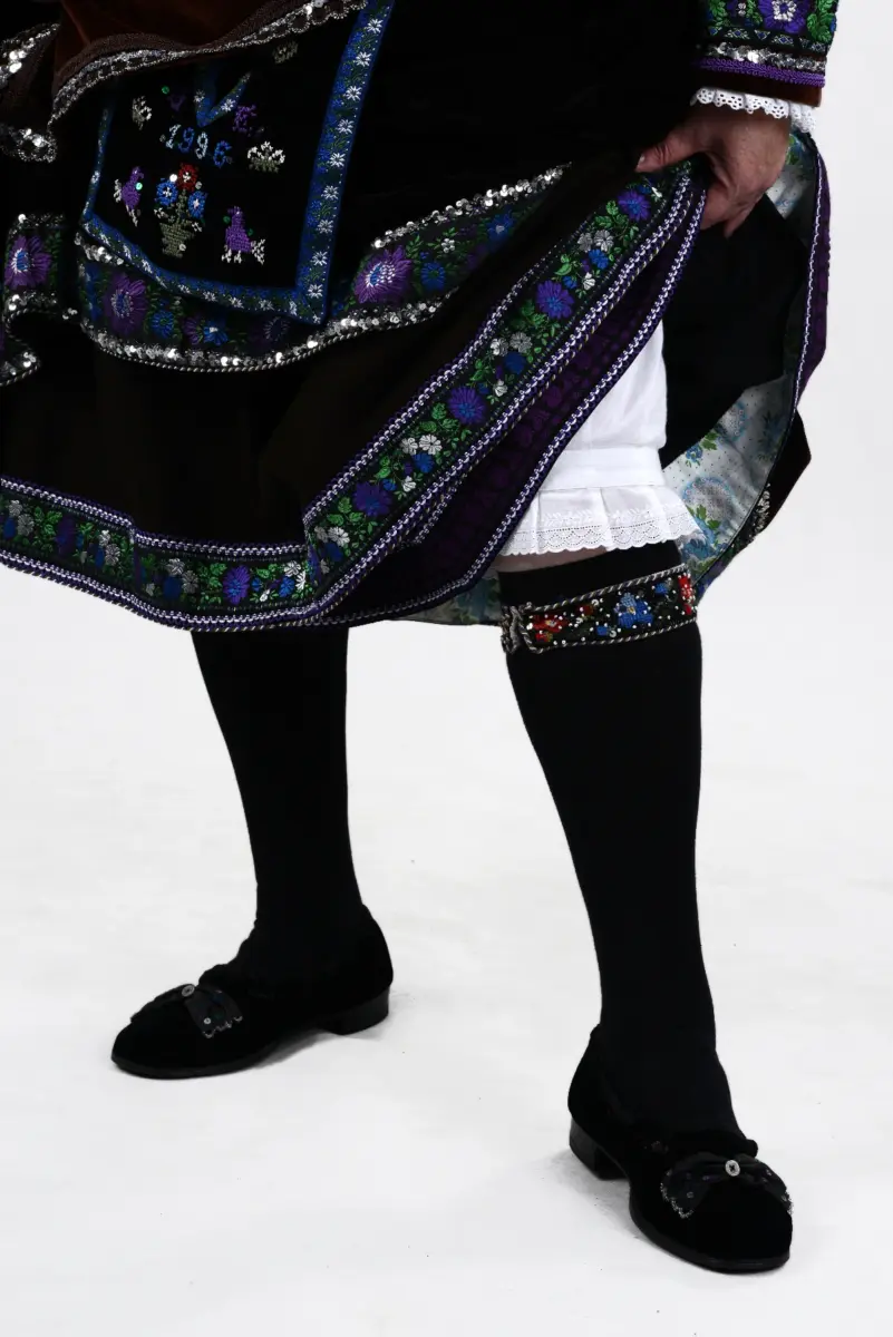 Watzenborner Tracht Frau Strumpfband 1